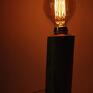 Drewniana lampka "Wood Edison" - lampa drewno