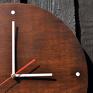 Shaden Interior Design prezent drewno "wood clock" palisander 40 zegar