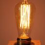 Shaden Interior Design rustykalny lampa drewniana lampka "rustic 10x10 dom edison