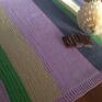 Manufaktura Splotów piękny, naturalny dywan wykonany ręcznie, na drutach z grubego antyalergiczny bawełna