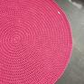 Nitkowe Love produkt wykonany ręcznie, ze sznurka bawełnianego 5mm na szydełku dywanik