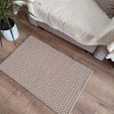 Dywan szydełkowy ze sznurka bawełnianego prostokątny 60x90 cm