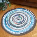 Dywan w paski, sznurek bawełniany