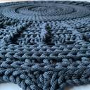 Okrągły dywan ze sznurka, średnica 110 cm