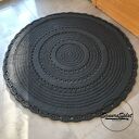 Okrągły dywan ze sznurka o średnicy 150 cm