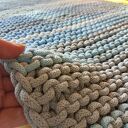 Chodnik ze sznurka na drutach - dwustronny kilim (200x55 cm)