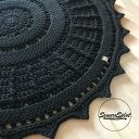 Okrągły dywan ze sznurka, średnica 115 cm