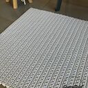 Dywan ze sznurka bawełnianego z multikolorową nicią 75X120