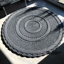 Okrągły dywan ze sznurka o średnicy 150 cm