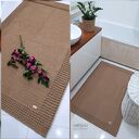 Dywan chodnik ze sznurka bawełnianego Cadre 70/140cm