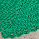 Dywan kwadratowy szydełkowy ze sznurka bawełnianego 90x90 cm