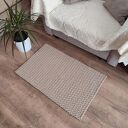 Dywan szydełkowy ze sznurka bawełnianego prostokątny 60x90 cm