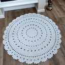 Dywan okrągły ze sznurka 130cm