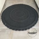 Okrągły dywan ze sznurka o średnicy 150 cm