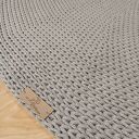 Dywan okrągły ROUND BRAID - ręcznie dziergany ze sznurka bawełnianego 5 mm (150 cm)
