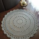 Dywan okrągły ze sznurka bawełnianego 120cm