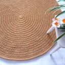 Klasyczny dywan Classic 120 cm z grubego sznurka bawełnianego (ręcznie pleciony)