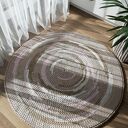Okrągły dywan ze sznurka bawełnianego