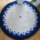 Dywan Stardust 70 cm ze sznurka bawełnianego - ręcznie robiony dywan okrągły