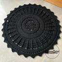 Okrągły dywan ze sznurka, średnica 110 cm