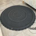 Okrągły dywan ze sznurka o średnicy 150 cm