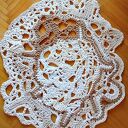 Dywan Freeform w kolorach ziemi z bawełnianego sznurka 107 x 87 cm - rękodzieło