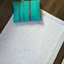 Dywan ze sznurka bawełnianego biały 120x160 cm