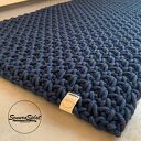 Prostokątny dywan/chodnik/dywanik ze sznurka bawełnianego 55x105