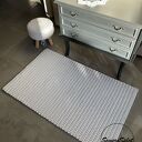 Dywan ze sznurka bawełnianego z multikolorową nicią 75X120