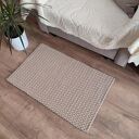 Dywan szydełkowy ze sznurka bawełnianego prostokątny 60x90 cm