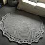 chodnik dywan ze sznurka bawełnianego 150 cm rękodzieło