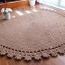 dywan do salonu circle 150cm z bawełny