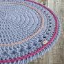 ze sznurka Areole 100cm - dywan okrągły z bawełny