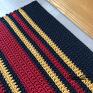 ciekawe dywan wielokolorowy ze sznurka bawełnianego 80 x szydełkowy