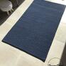 ręcznie wykonany prostokątny dywan ze sznurka bawełnianego