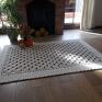 Duży Simon Ecru 200x140 - prostokątny dywan ze sznurka