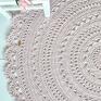 wzór mandala różowe dywan lace (100 cm)