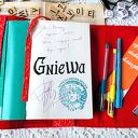 Wodoodporne etui na książkę i notes - czerwone serduszka