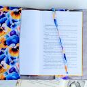 Wodoodporne etui na książkę/notes: kolorowe bratki