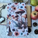 Wodoodporne etui na książkę/notes: jesienne grzyby