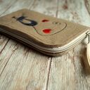 Filcowe etui na telefon - Czarny Kot