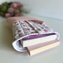 Etui na książkę - wakacyjny ochraniacz z haftem „Reading time”