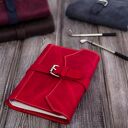 Czerwone ETUI na dziennik, tablet, e - book oraz okładka na notes skóra