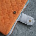 pomarańczowy pikowany organizer