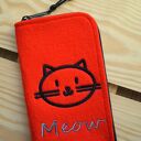 Filcowe etui na telefon - meow