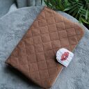 brązowy pikowany organizer