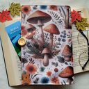 Wodoodporne etui na książkę/notes - jesienne grzyby