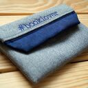 Etui na czytnik e-book - #booklover, szaro-granatowe