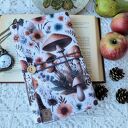 Wodoodporne etui na książkę i notes - jesienne grzyby