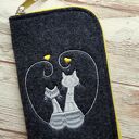 Filcowe etui na telefon - Zakochane Koty